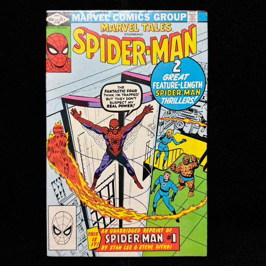 Marvel Tales 138 - Reprints Amazing Spider-Man 1 - Bronze Age Marvel Comics 1982