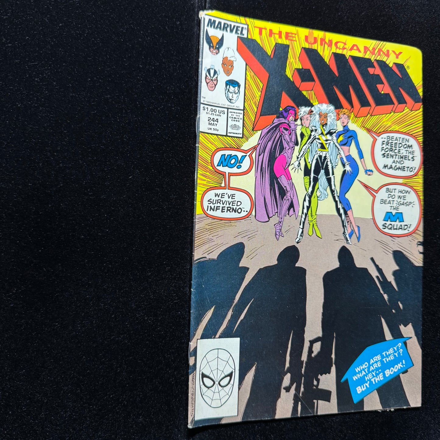 Uncanny X-Men 244 - 1st Appearance Of Jubilee - Copper Age Marvel Comics 1989