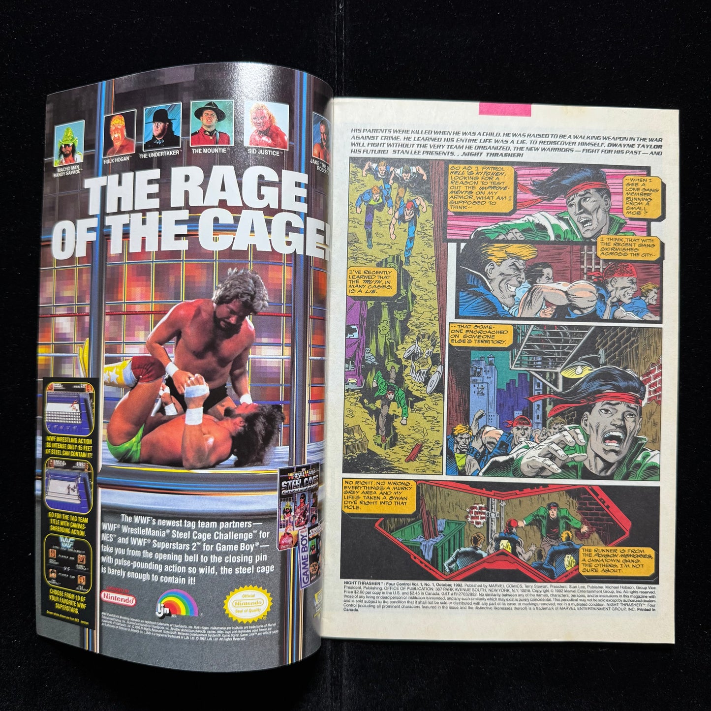 Night Thrasher: Four Control 1 - Modern Age Marvel Comics 1992