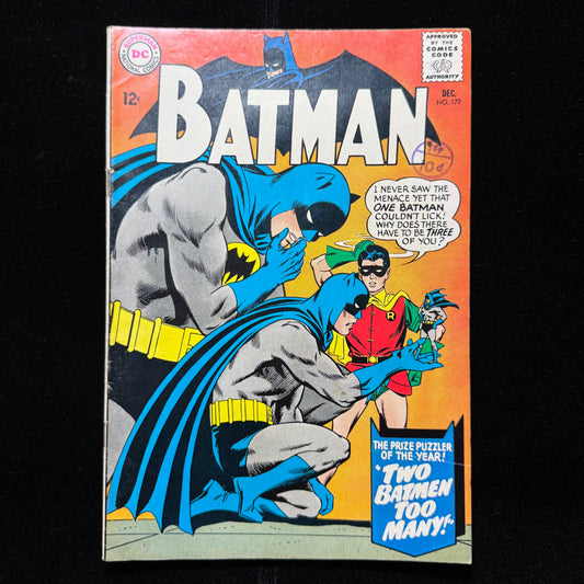 Batman 177 - Classic Carmine Infantino Cover - Silver Age Dc Comics 1965