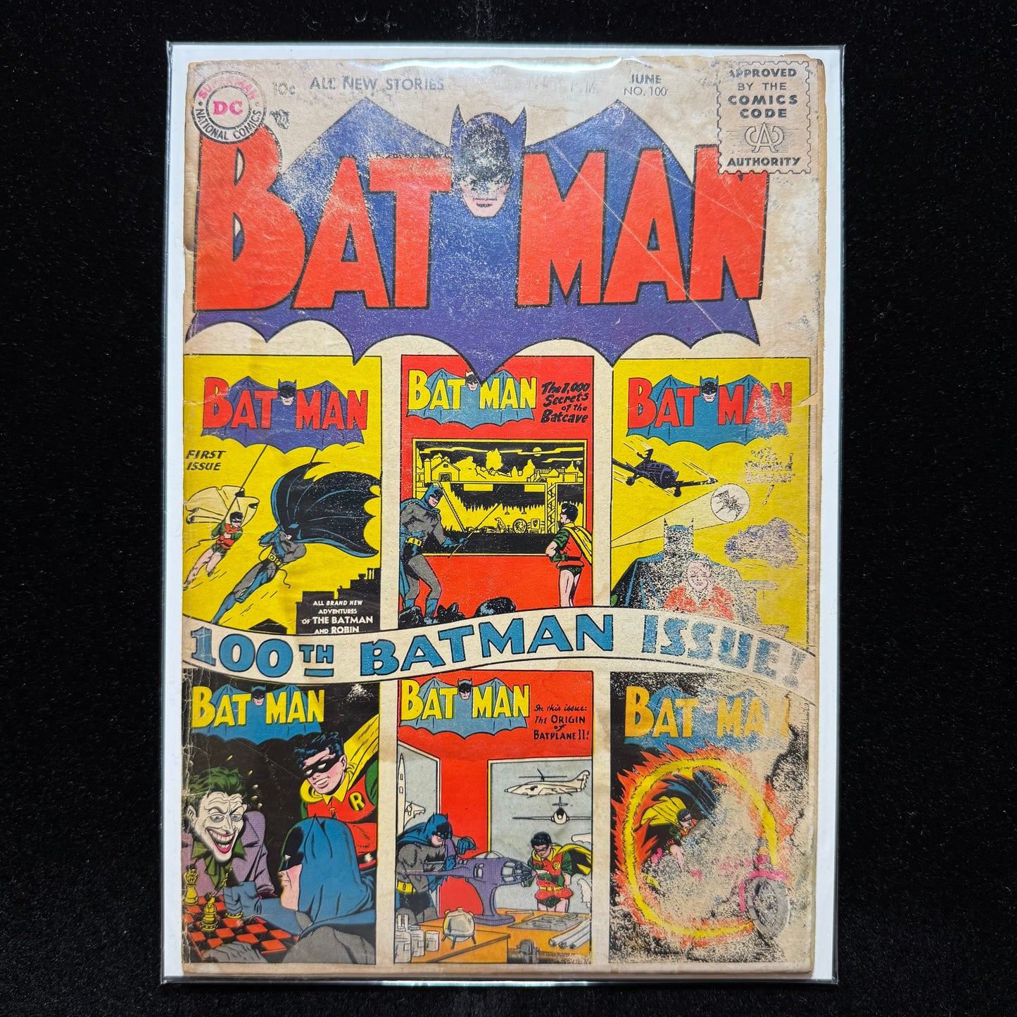 Batman 100 - 100 Issue Milestone - Silver Age Dc Comics 1956