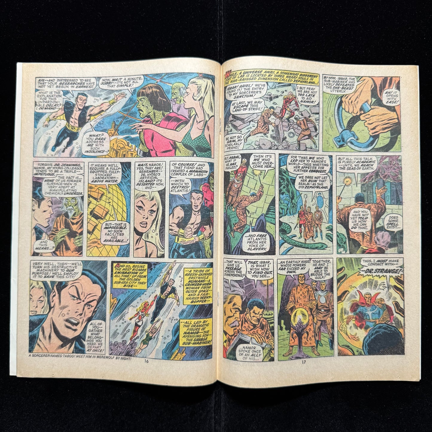 Sub-Mariner 68 - 1st Appearance Of Force - Bronze Age Marvel Comics 1974