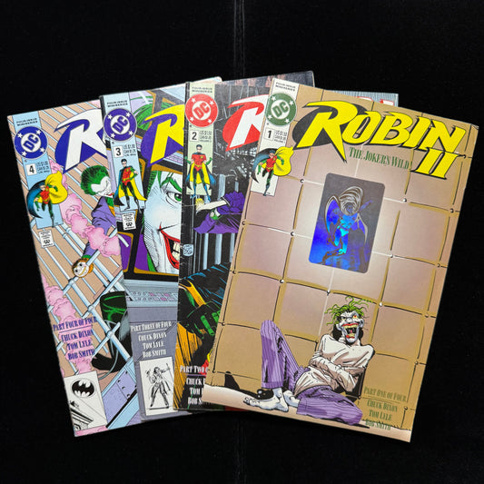 Robin II: The Jokers Wild 1-4 - Full Set - Copper Age Dc Comics 1991