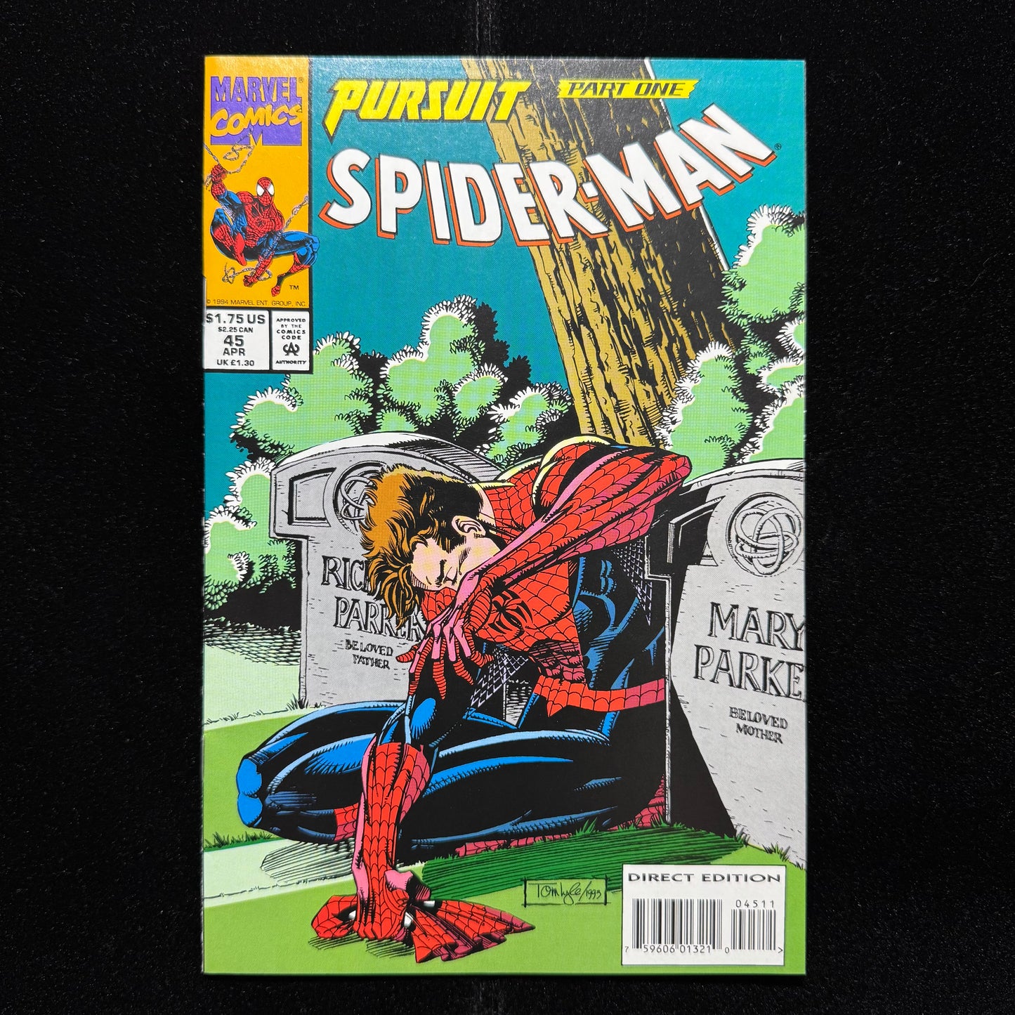 Spider-Man 45 - Great Tom Lyle Cover - Modern Age Marvel Comics 1994
