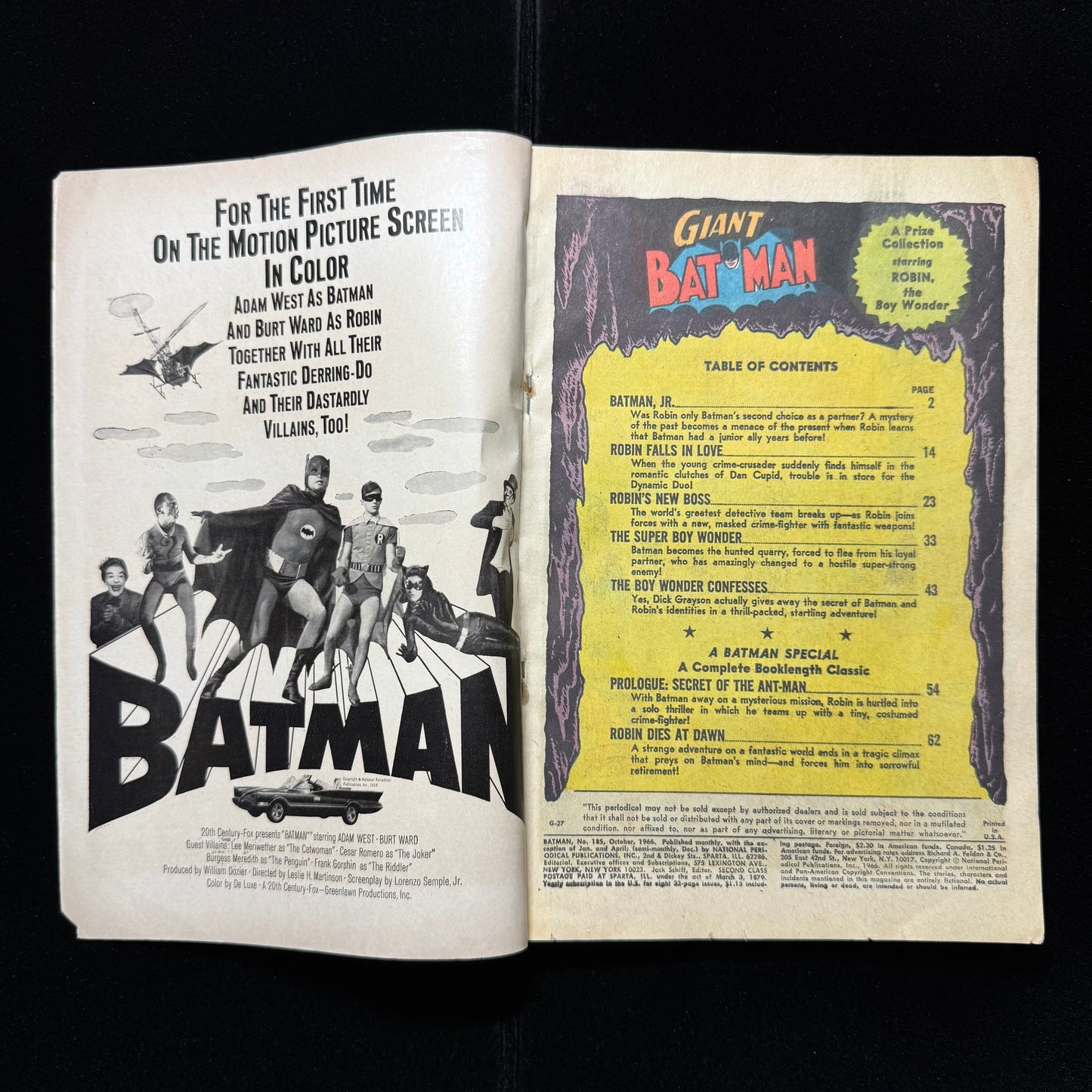 Batman 185 - Silver Age Dc Comics 1966
