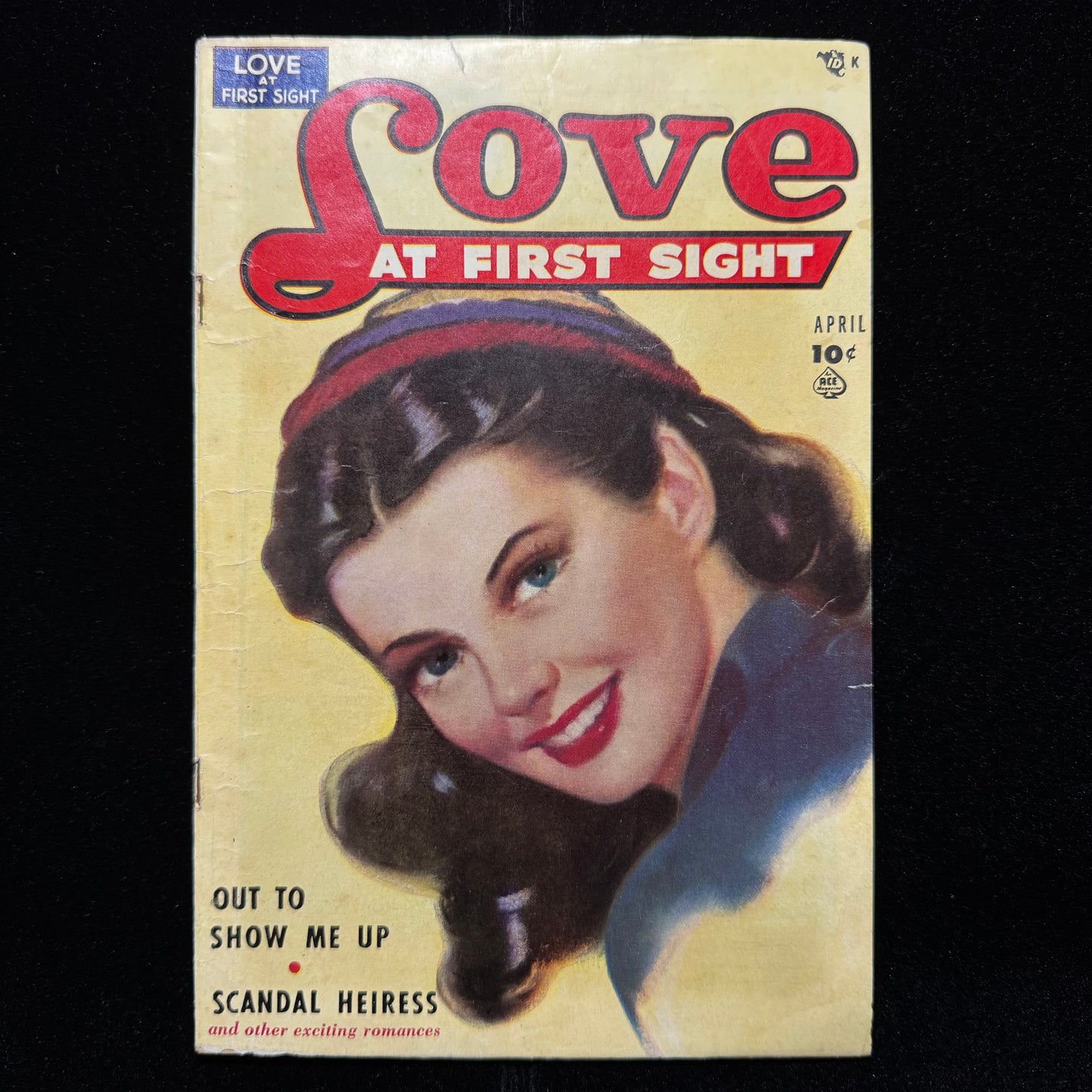 Love At First Sight 4 - Scarce Golden Age Romance Ace Comics 1950