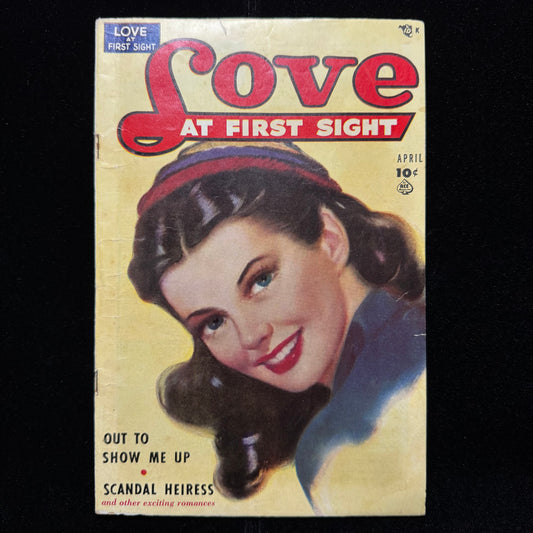 Love At First Sight 4 - Scarce Golden Age Romance Ace Comics 1950