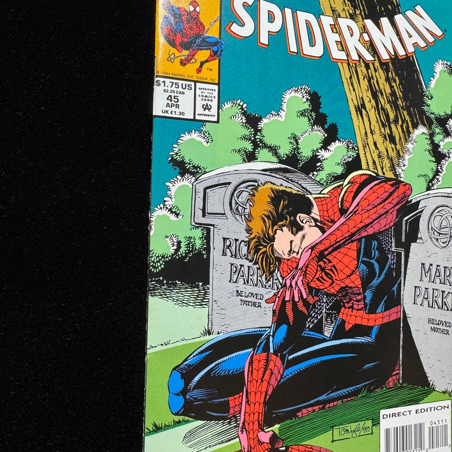 Spider-Man 45 - Great Tom Lyle Cover - Modern Age Marvel Comics 1994
