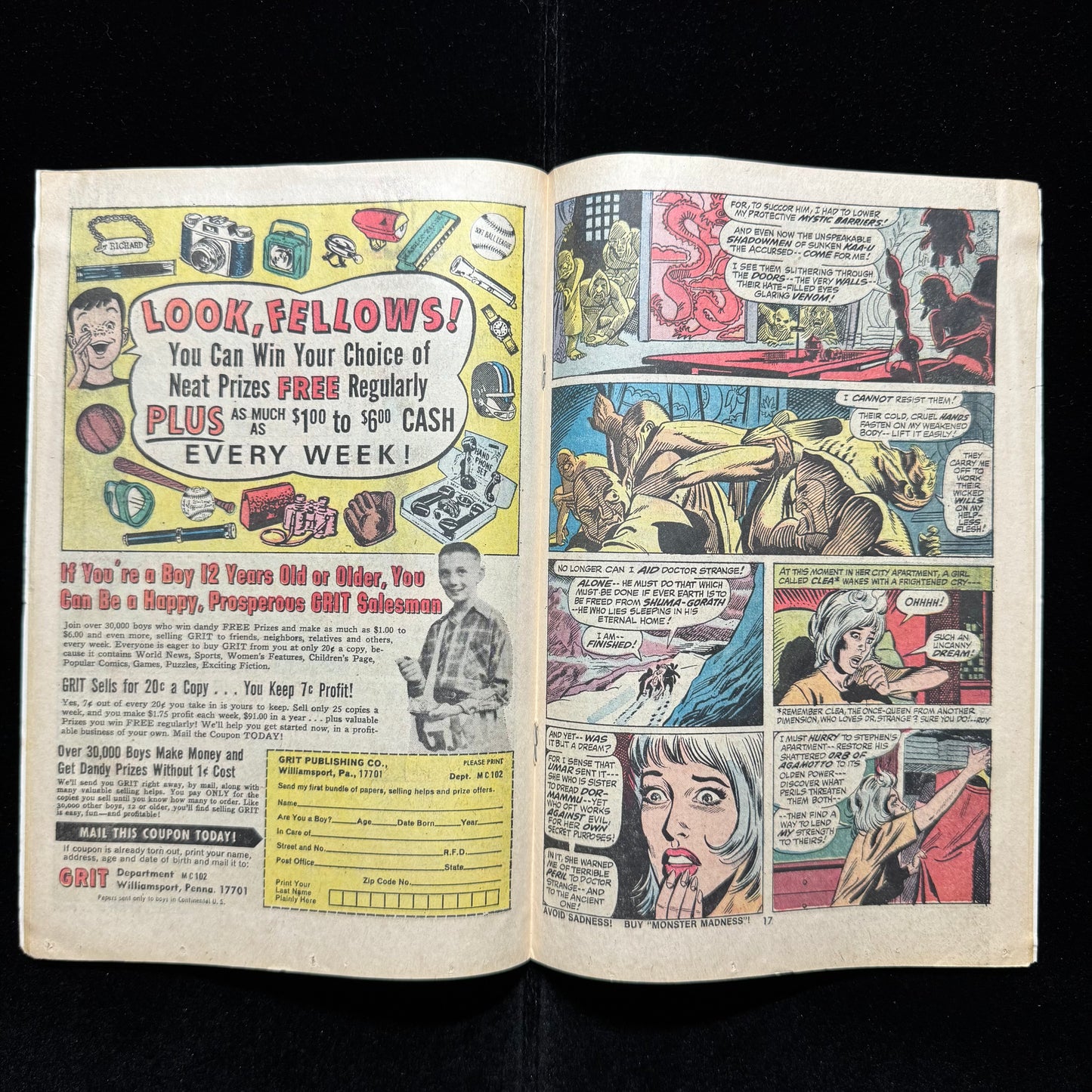 Marvel Premiere 5 - 1st Team App Of The Vishanti - Bronze Age Marvel Comics 1972