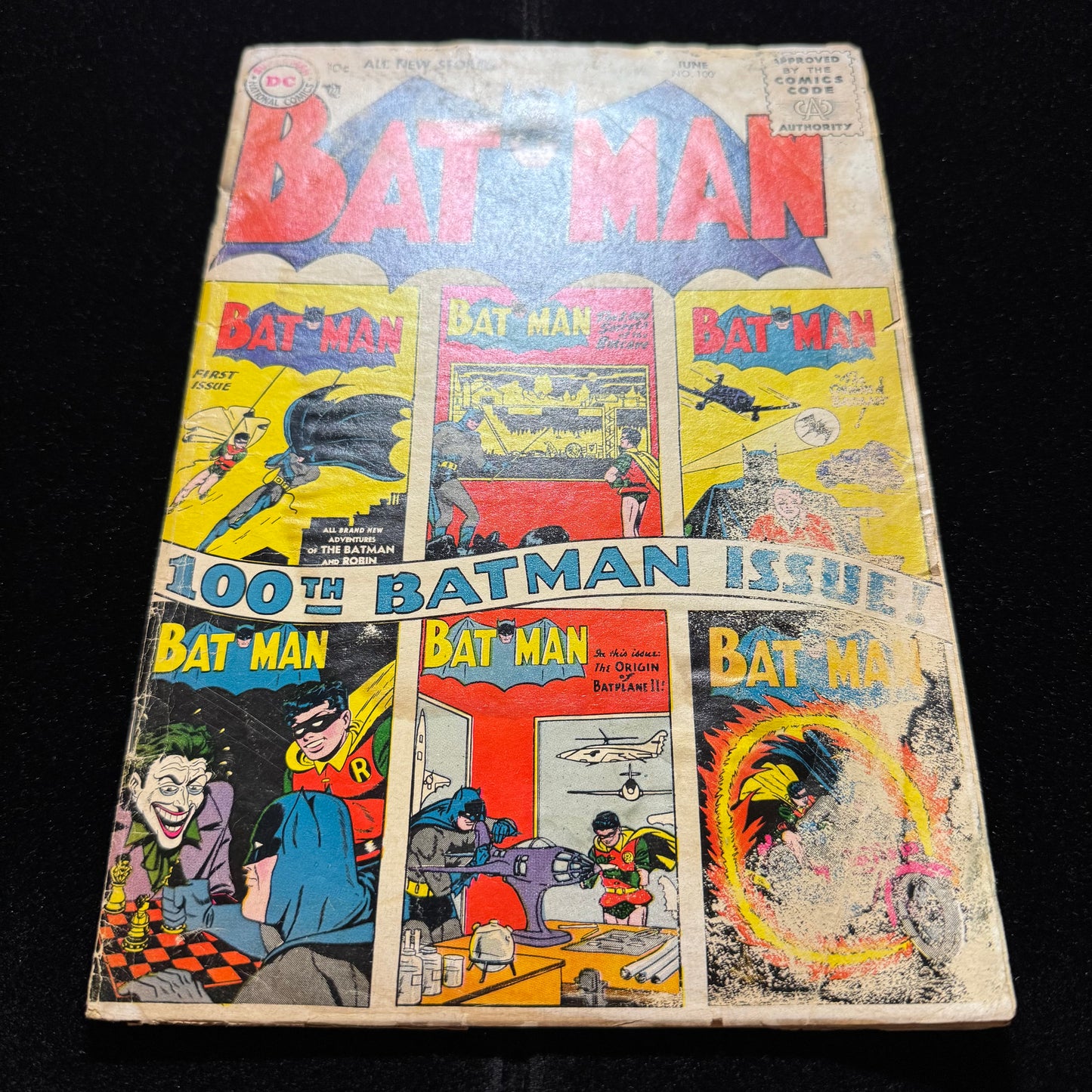 Batman 100 - 100 Issue Milestone - Silver Age Dc Comics 1956