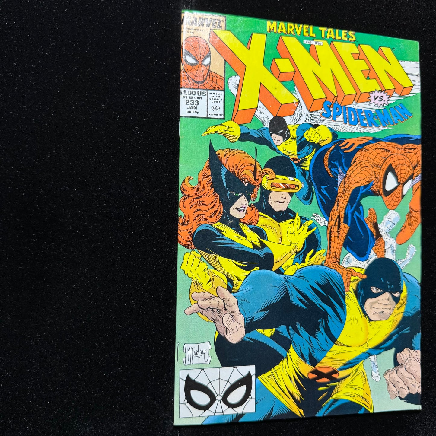 Marvel Tales 233 - Cover Art By Todd McFarlane- Copper Age Marvel Comics 1990
