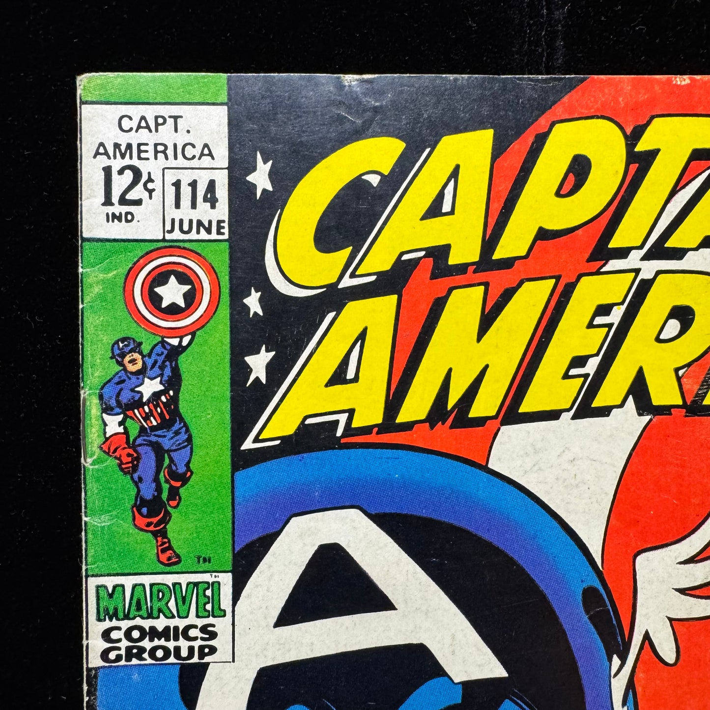Captain America 114 - John Romita Sr Cover - Silver Age Marvel Comics 1969