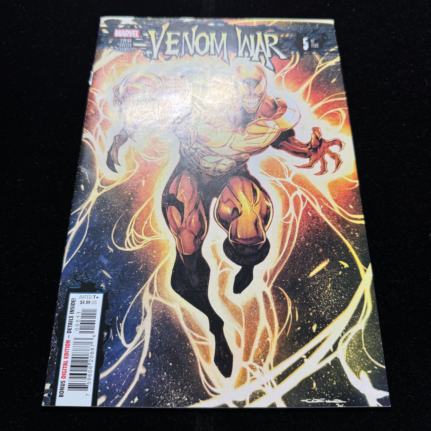 Venom War 5 - 1st Appearance Of Eganrac - Modern Age Marvel Comics 2024