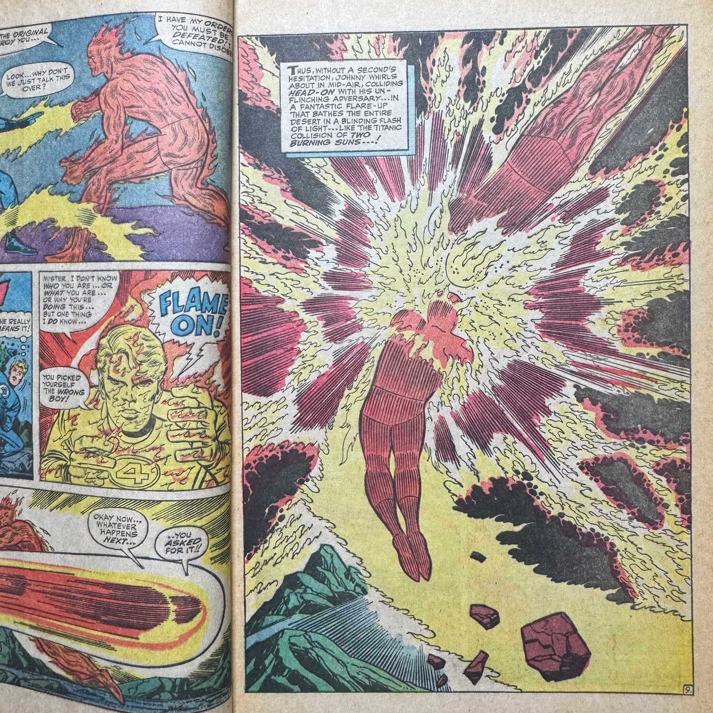 Fantastic Four Annual 4 - Origin Of Human Torch - Silver Age Marvel Comics 1966