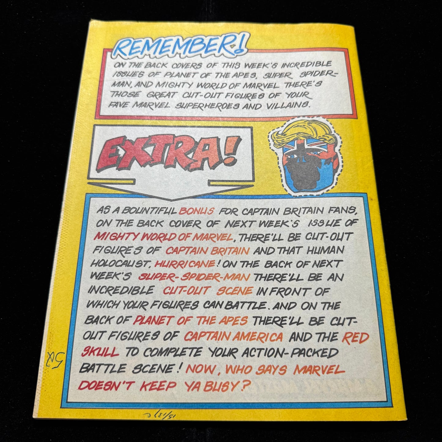 Captain Britain 15 - Bronze Age Marvel Comics 1977