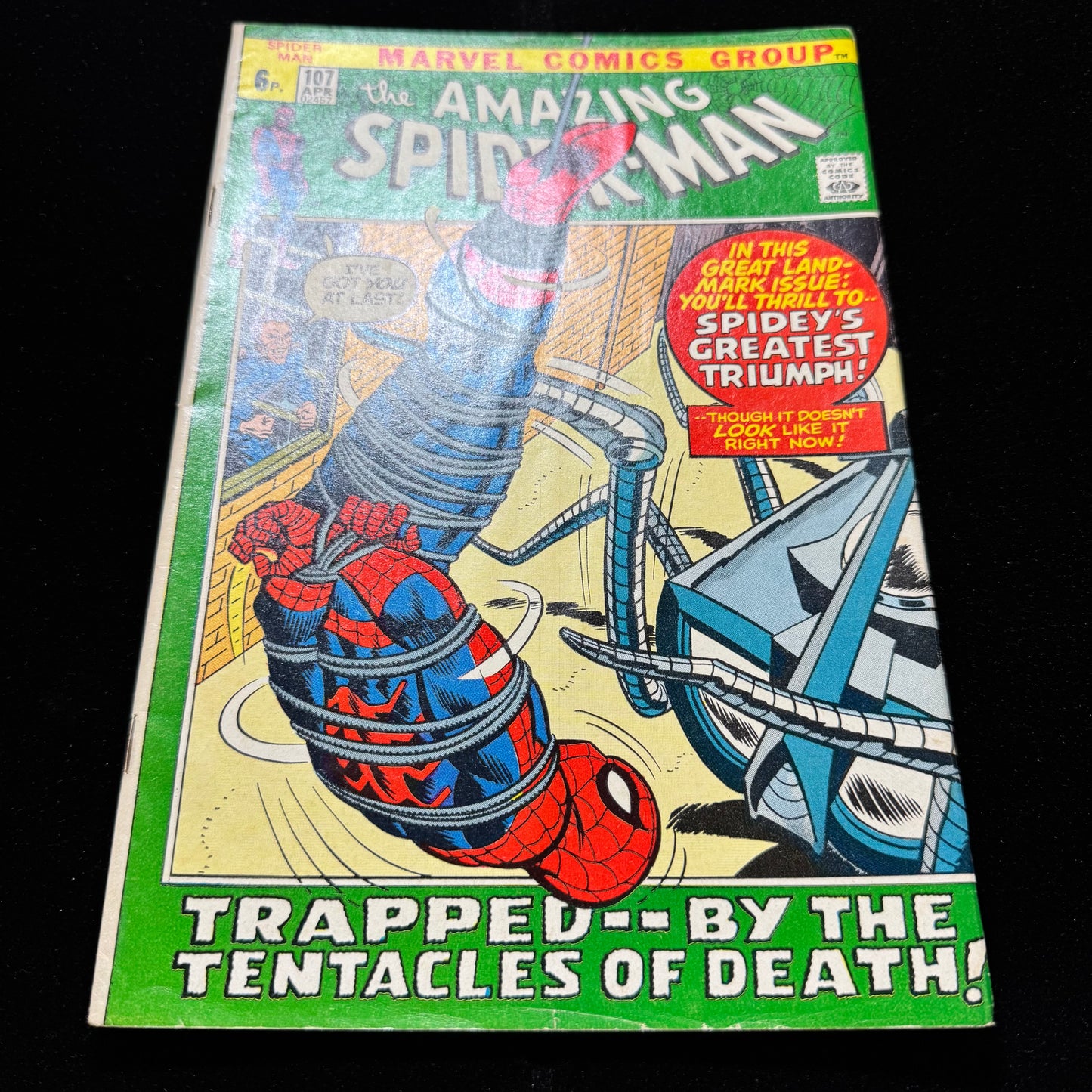 Amazing Spider-Man 107 - Bronze Age Marvel Comics 1972