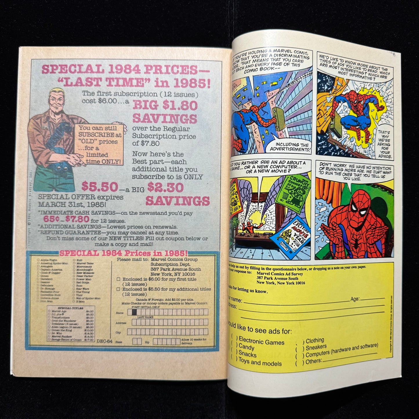 Spectacular Spider-Man 101 - Iconic Cover Art - Copper Age Marvel Comics 1985