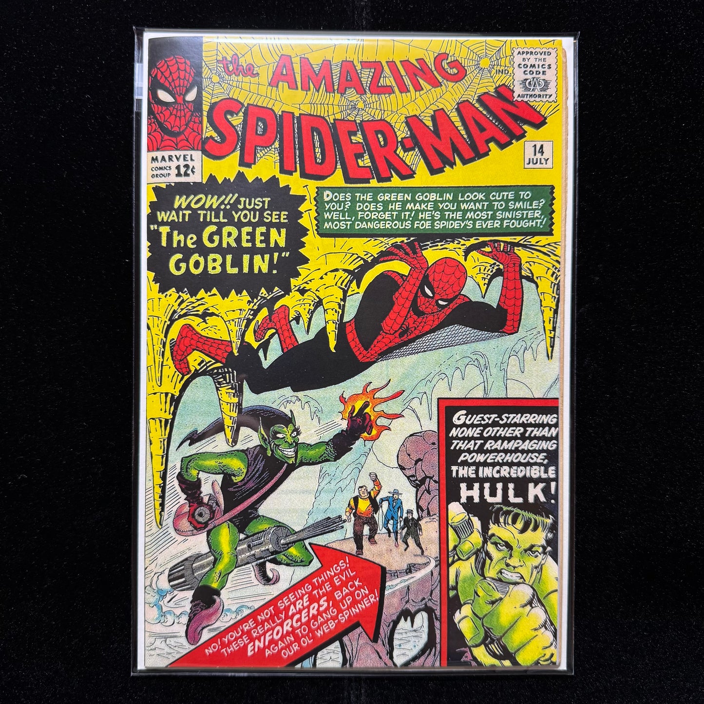 Amazing Spider-Man 14 - 1st App Of Green Goblin - Coverless - Silver Age Marvel Comics 1964