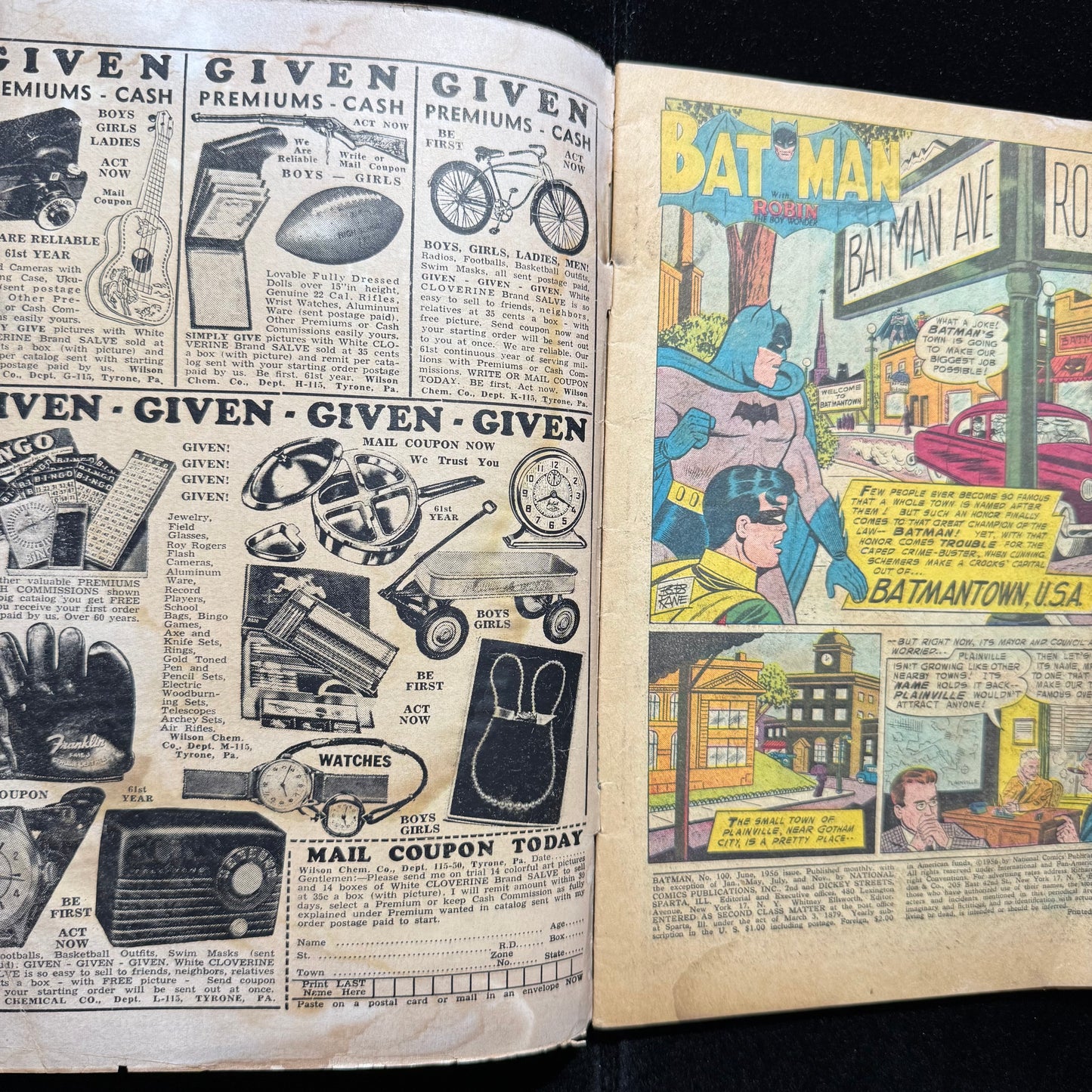 Batman 100 - 100 Issue Milestone - Silver Age Dc Comics 1956