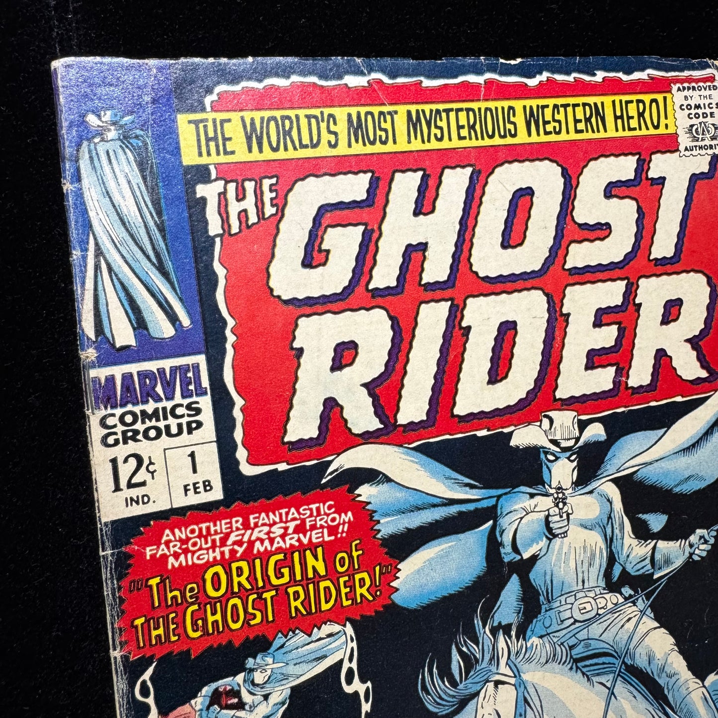 Ghost Rider 1 - 1st App Of Carter Slade Ghost Rider - Silver Age Marvel 1967