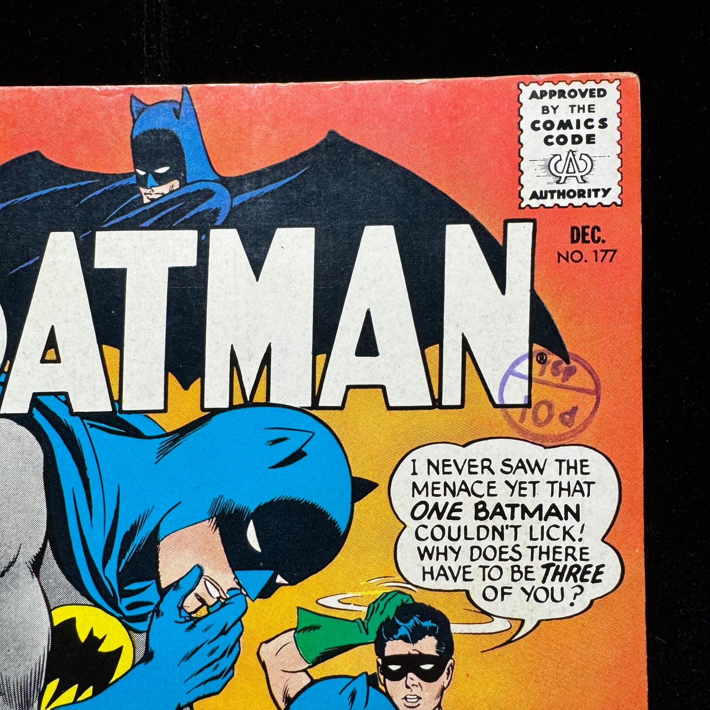 Batman 177 - Classic Carmine Infantino Cover - Silver Age Dc Comics 1965