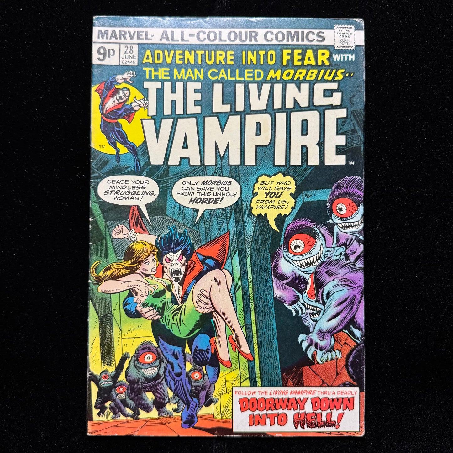 Adventure Into Fear 28 - Bronze Age Marvel Comics 1975