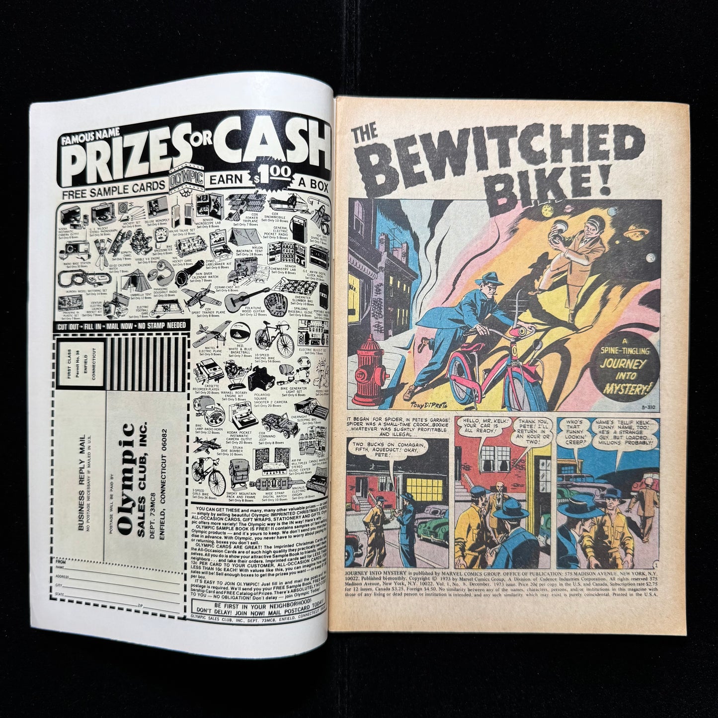 Journey Into Mystery 8 - Bronze Age Marvel Comics 1973