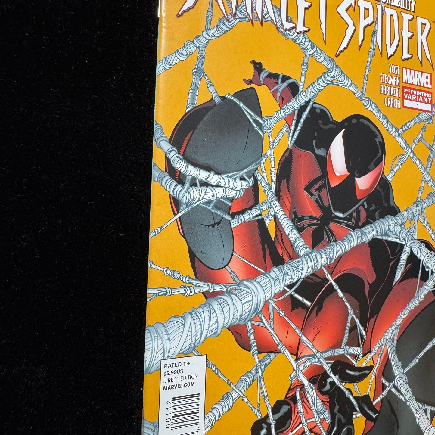 Scarlet Spider 1 - 2nd Print Variant - Modern Age Marvel Comics 2012