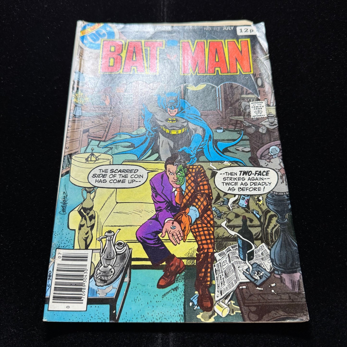 Batman 313 - 1st App Tim Fox, Batman & Catwoman 1st Kiss - Bronze Age Dc 1979