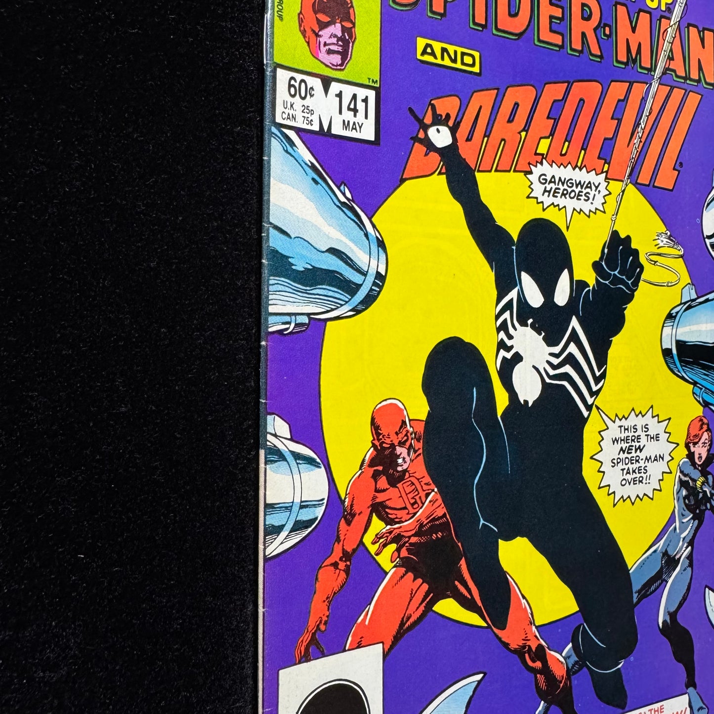 Marvel Team Up 141 - 2nd Appearance Of Symbiote - Copper Age Marvel Comics 1984