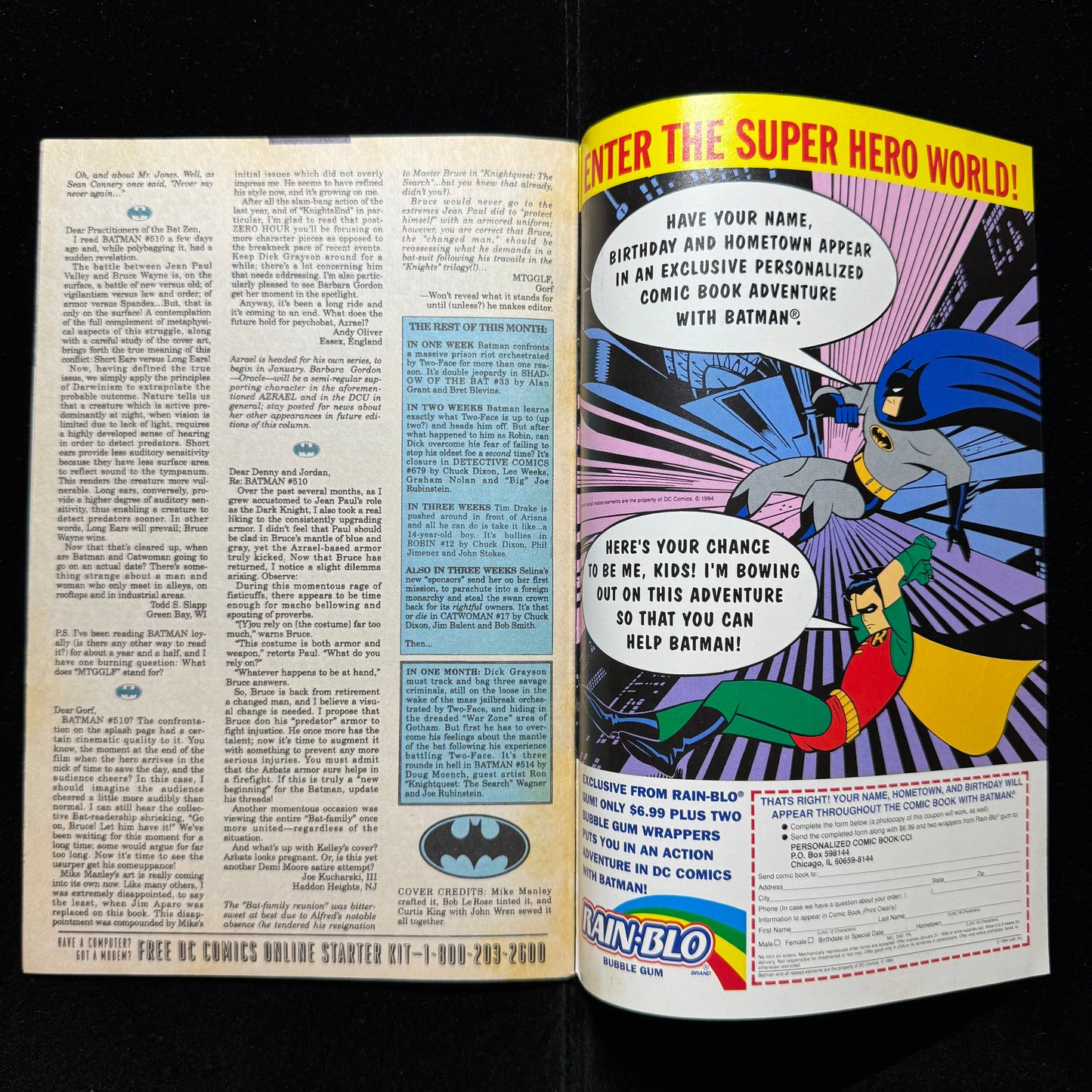 Batman 513 - Modern Age Dc Comics 1994