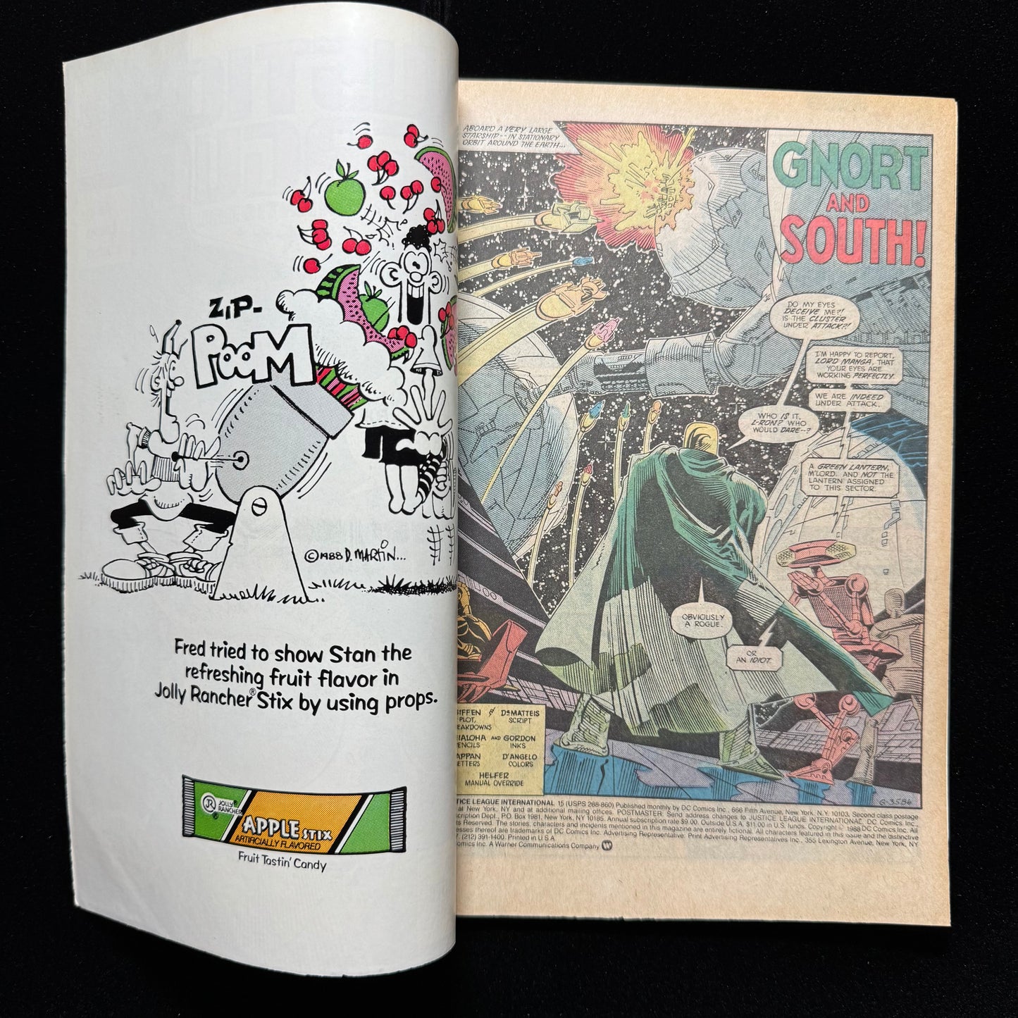 Justice League International 15 - Copper Age Dc Comics 1988