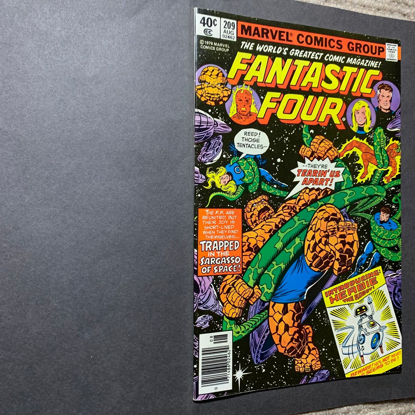 Fantastic Four 209/ Newsstand Edition/ Bronze Age Marvel Comics 1979