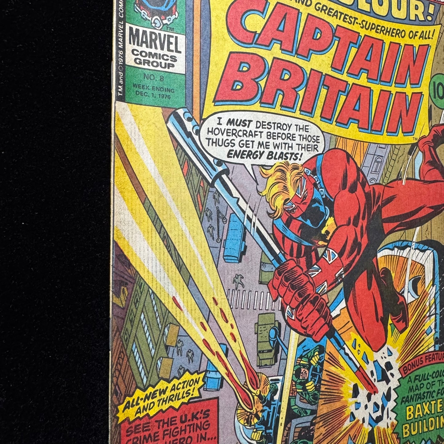 Captain Britain 8 - 1st App Of Betsy Braddock - Bronze Age Marvel Comics 1976
