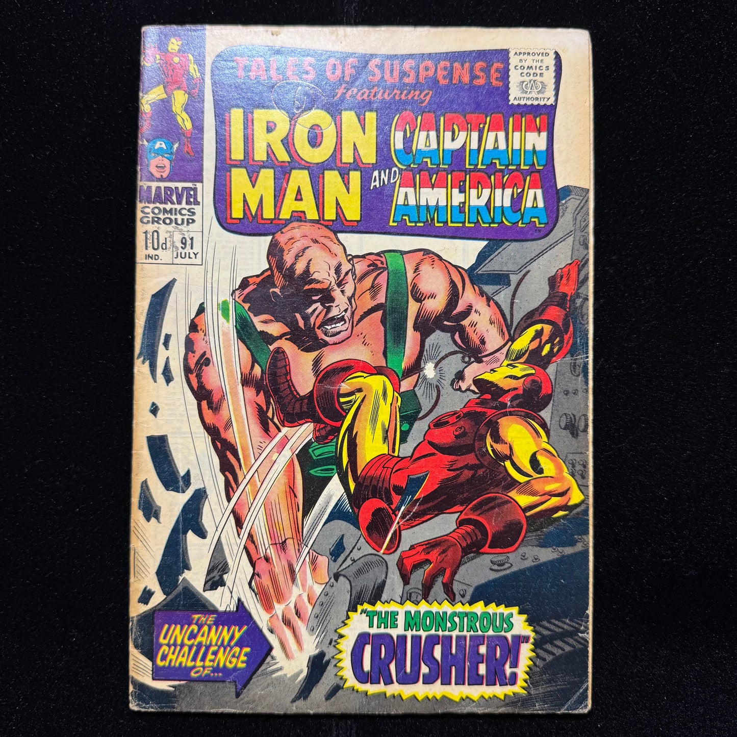 Tales Of Suspense 91 - Silver Age Marvel Comics 1967