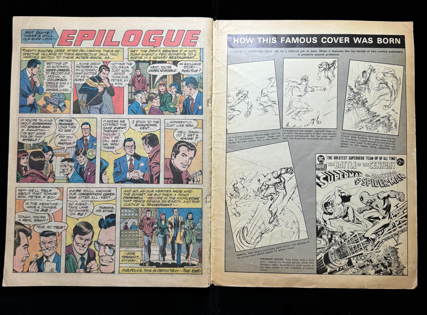 Superman Vs The Amazing Spider-Man 1 - Bronze Age Marvel/DC Comics 1976