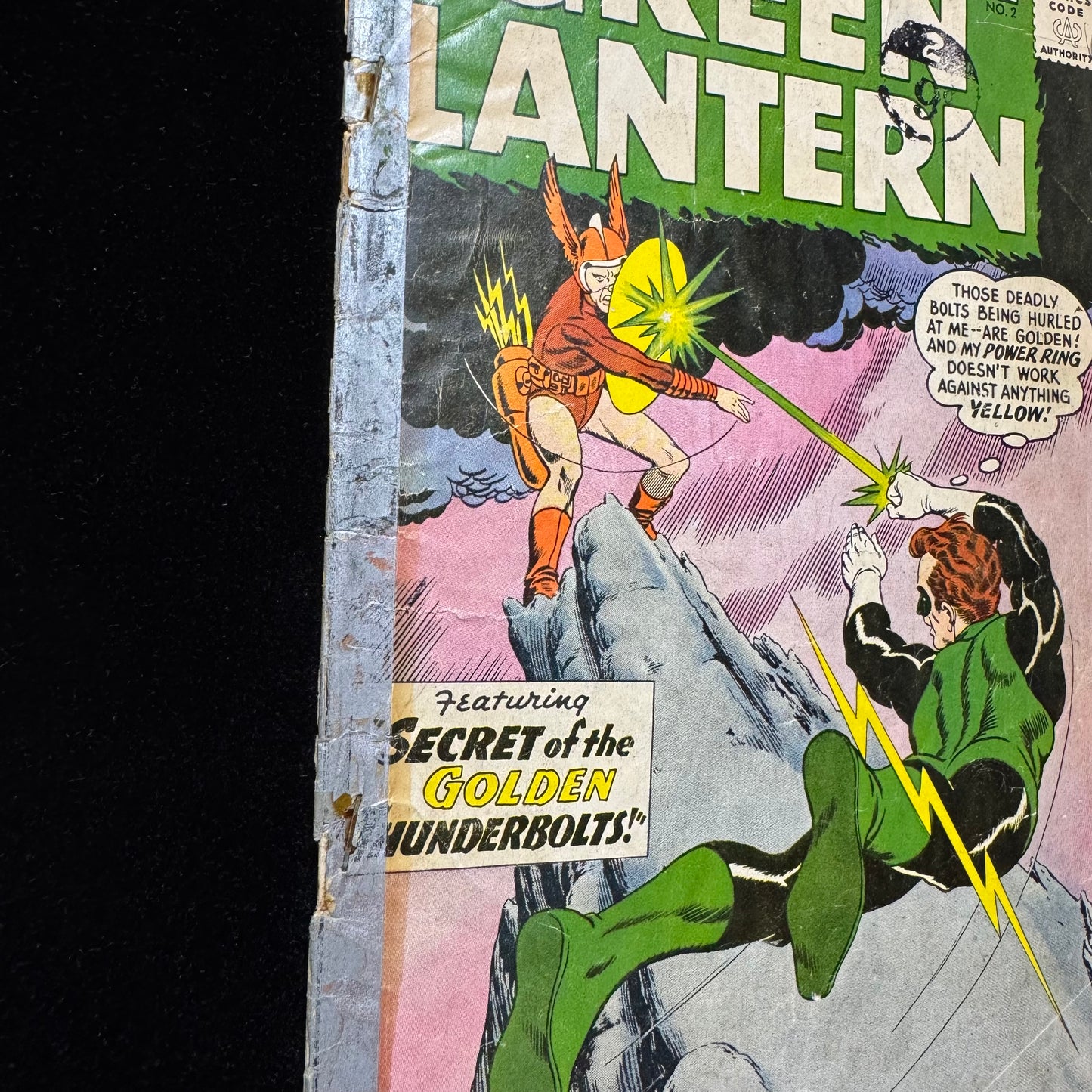 Green Lantern 2 - 1st App Pieface, 1st Qwardians, 1st Antimatter Universe - Silver Age Dc Comics 1960