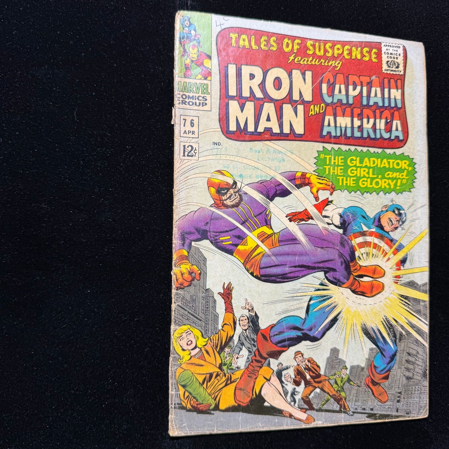 Tales Of Suspense 76 - 2nd App Sharon Carter & Batroc - Silver Age Marvel 1966