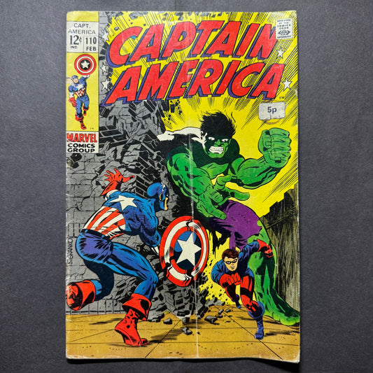 Captain America 110/ Silver Age Marvel Comics 1969
