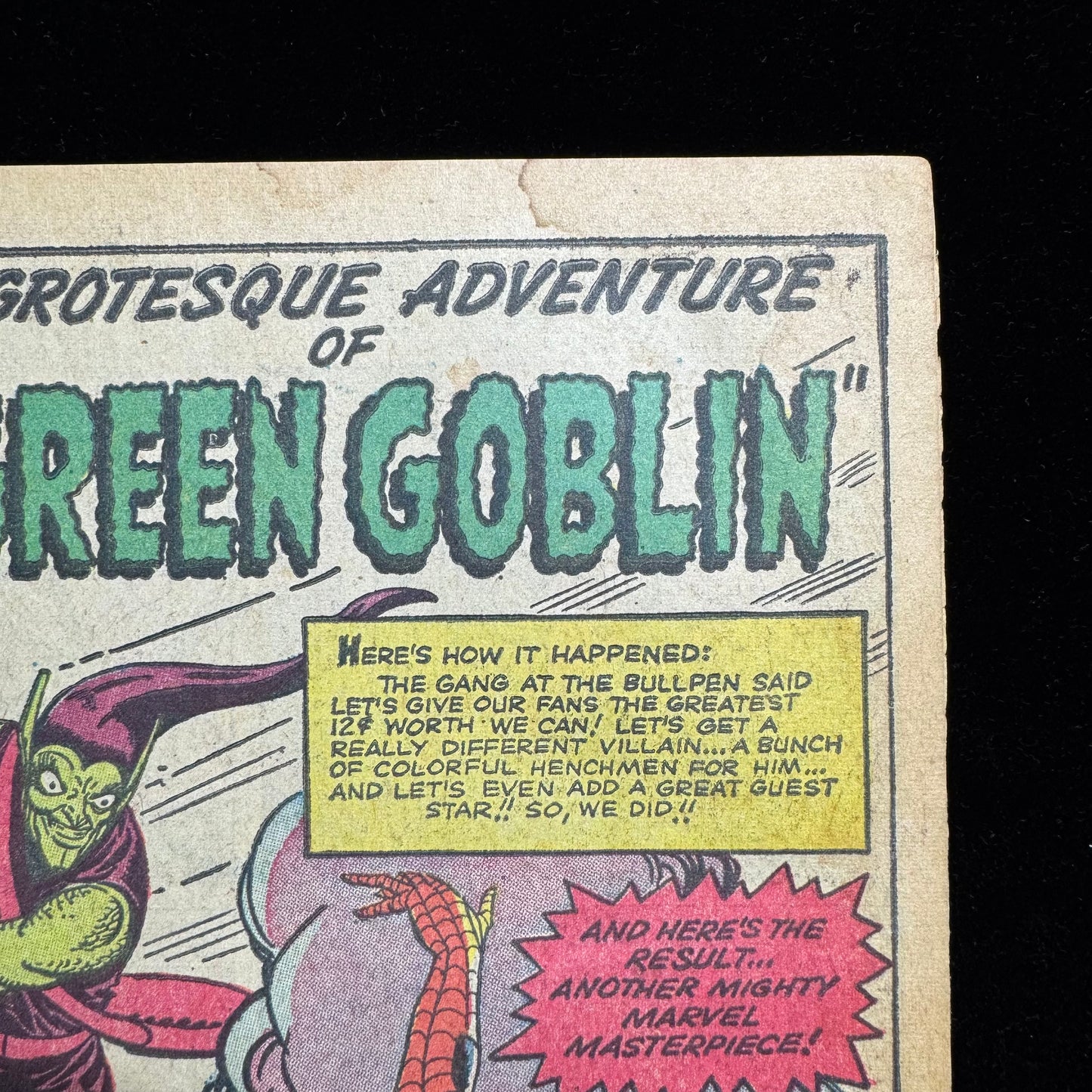 Amazing Spider-Man 14 - 1st App Of Green Goblin - Coverless - Silver Age Marvel Comics 1964