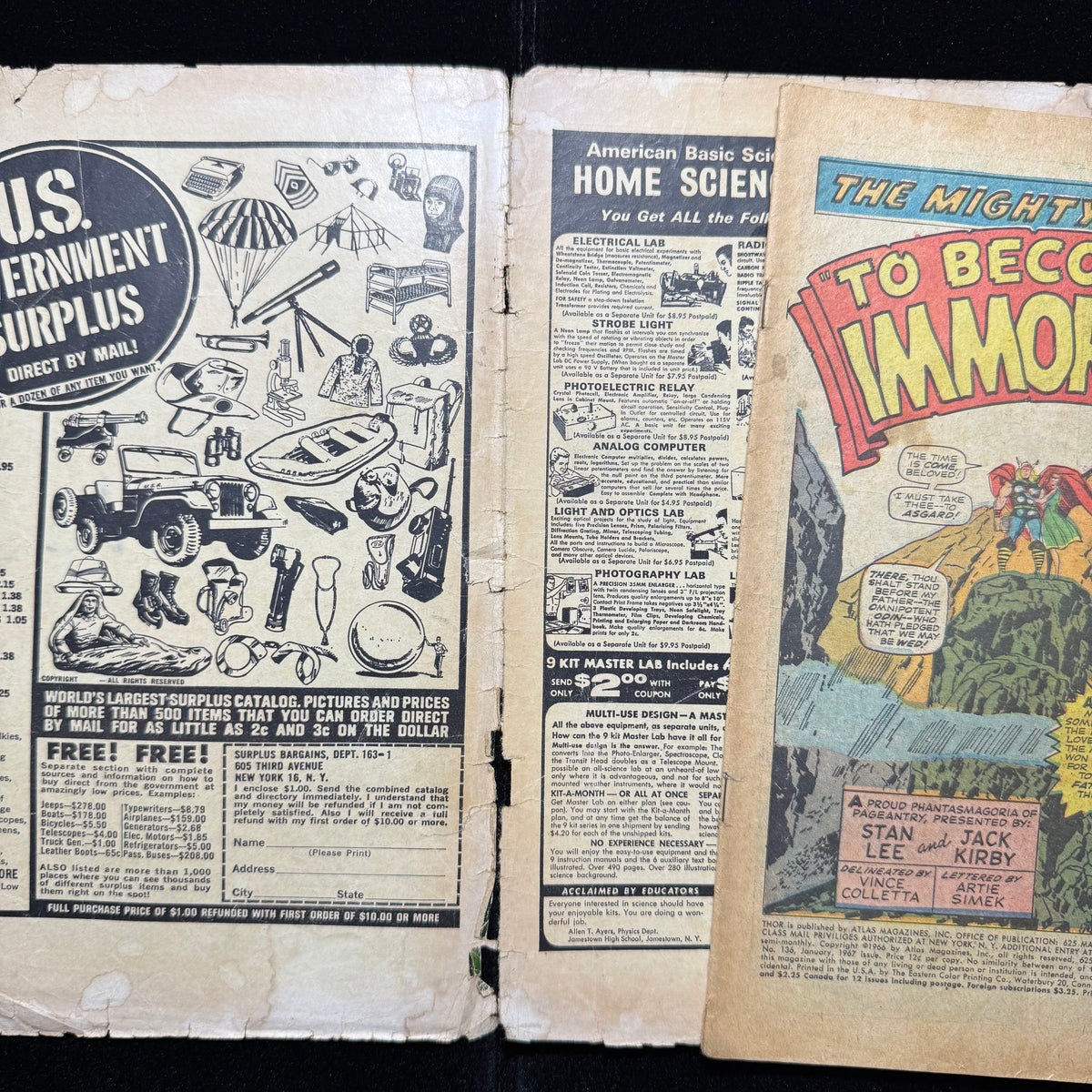 Thor 136 - 1st App Sif, 1st App Of The Lurking Unknown - Silver Age Marvel 1967