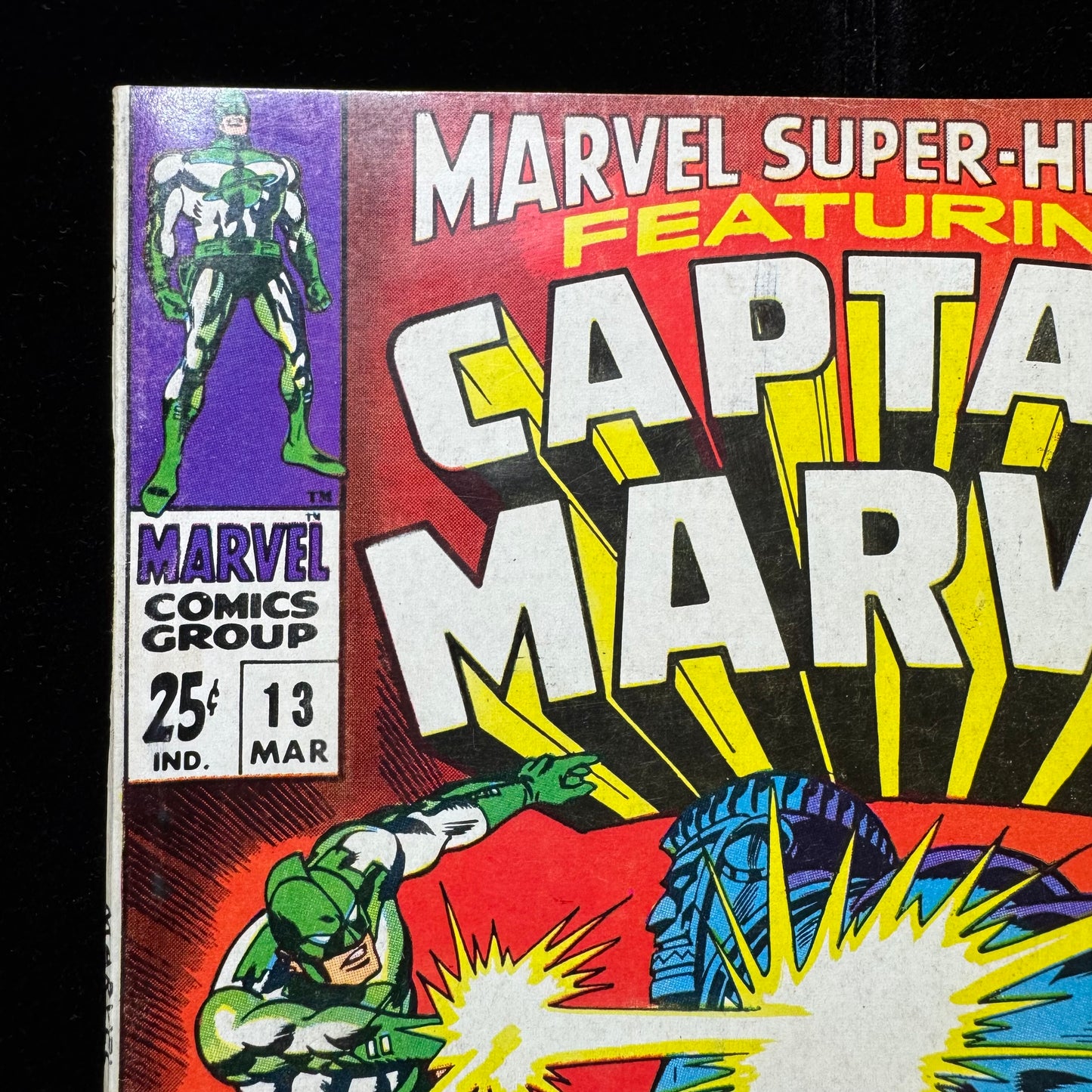 Marvel Super-Heroes 13 - 1st App Carol Danvers - Silver Age Marvel Comics 1968