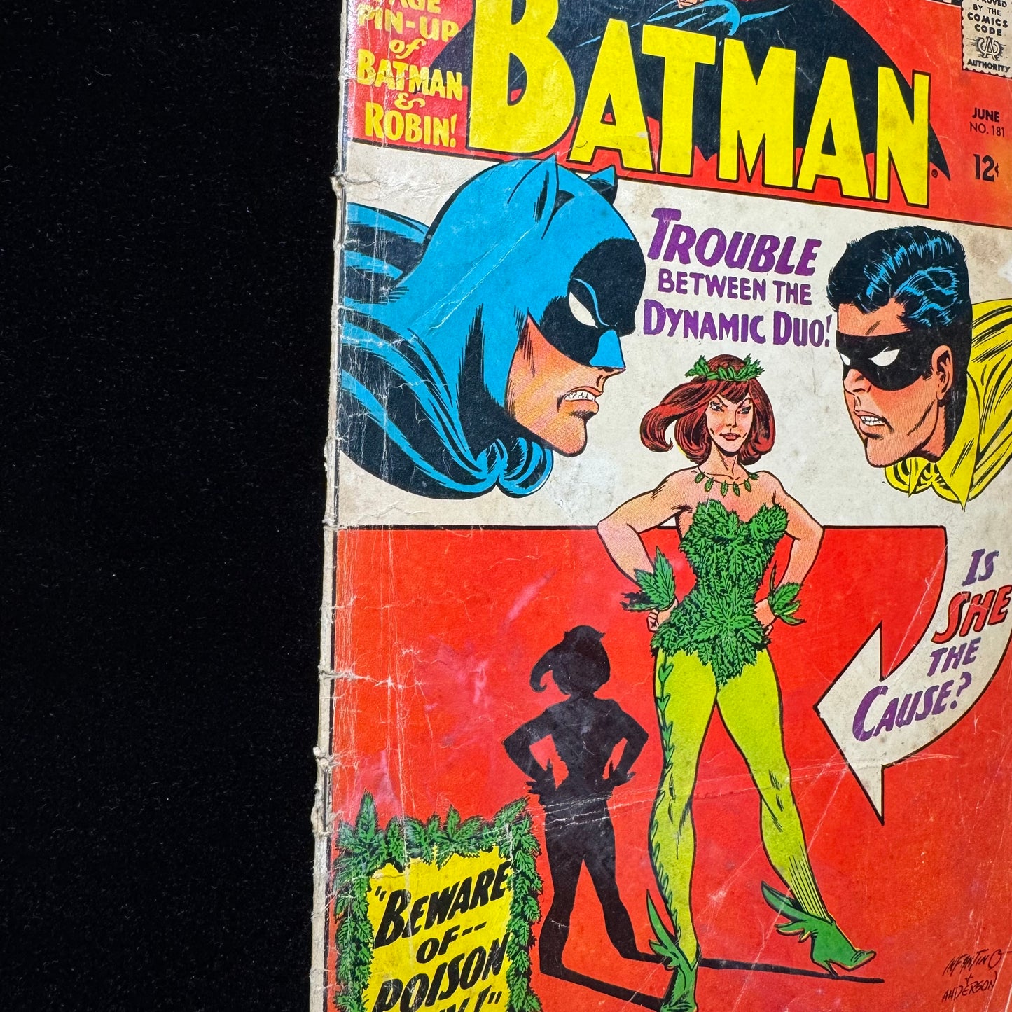 Batman 181 - 1st Appearance Of Poison Ivy - Silver Age Dc Comics 1966