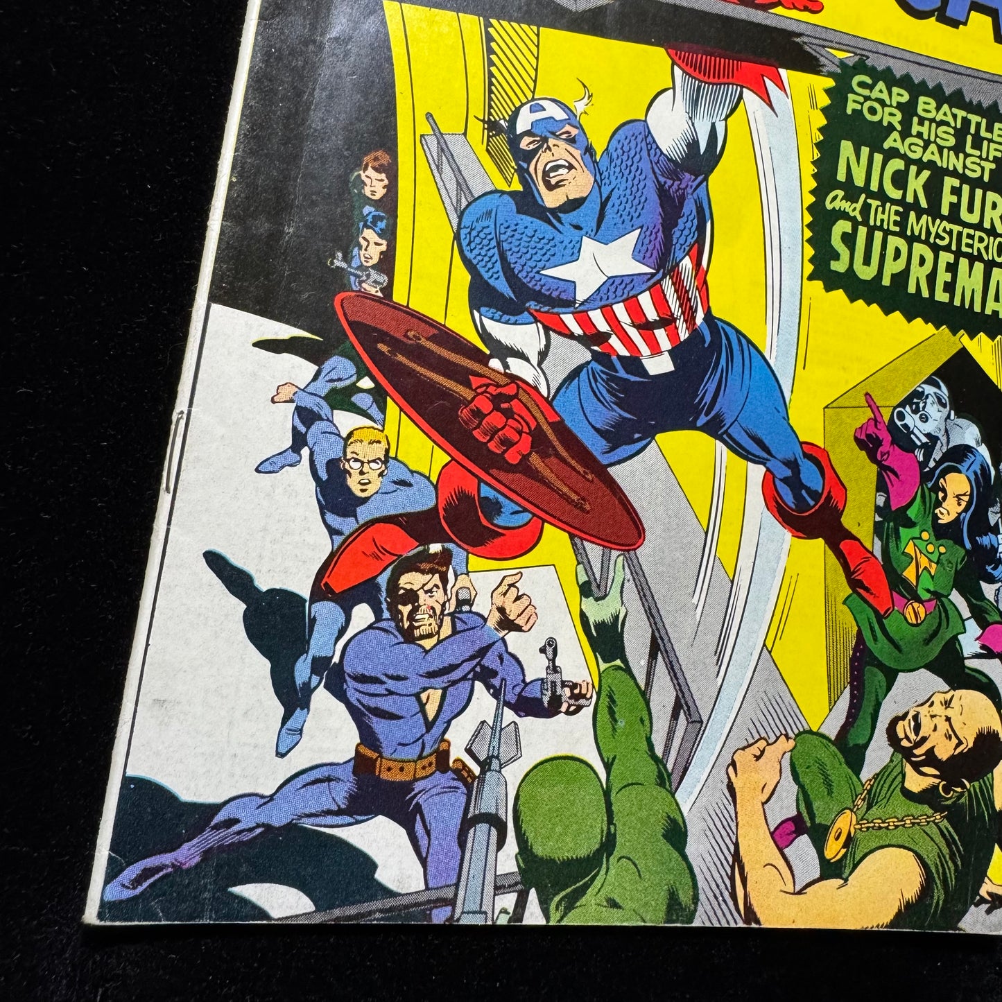 Captain America 123 - 1st Appearance Of Suprema - Bronze Age Marvel Comics 1970