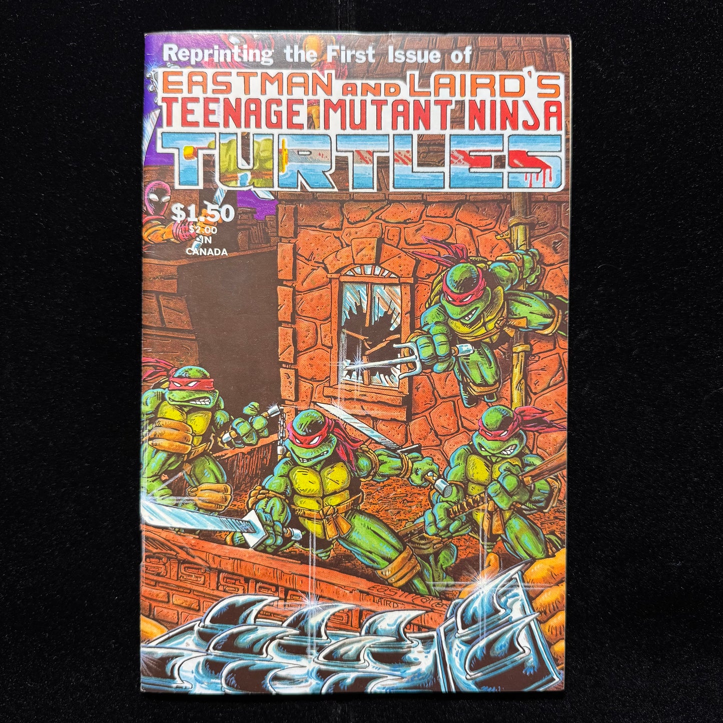 Teenage Mutant Ninja Turtles 1 - 4th Printing - Copper Age Mirage Comics 1985