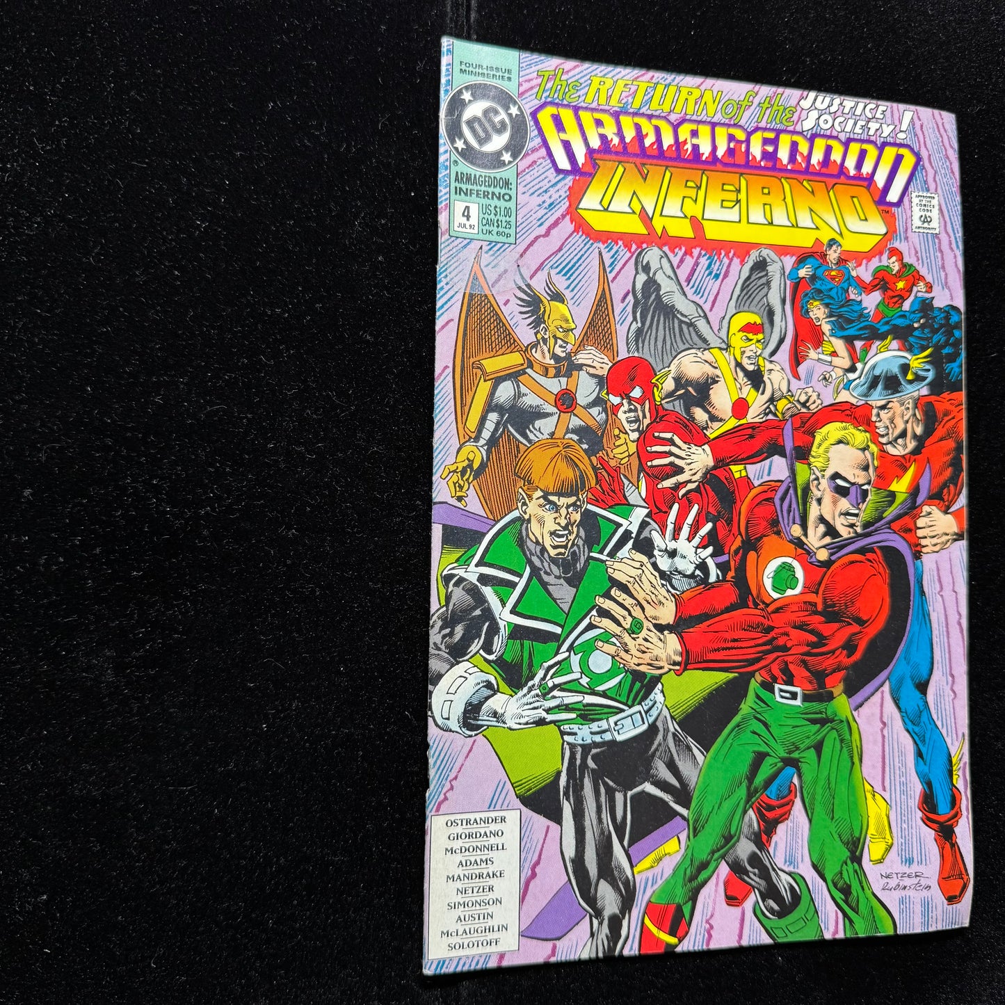 Armageddon Inferno 1-4 - Complete Set - Modern Age Dc Comics 1992