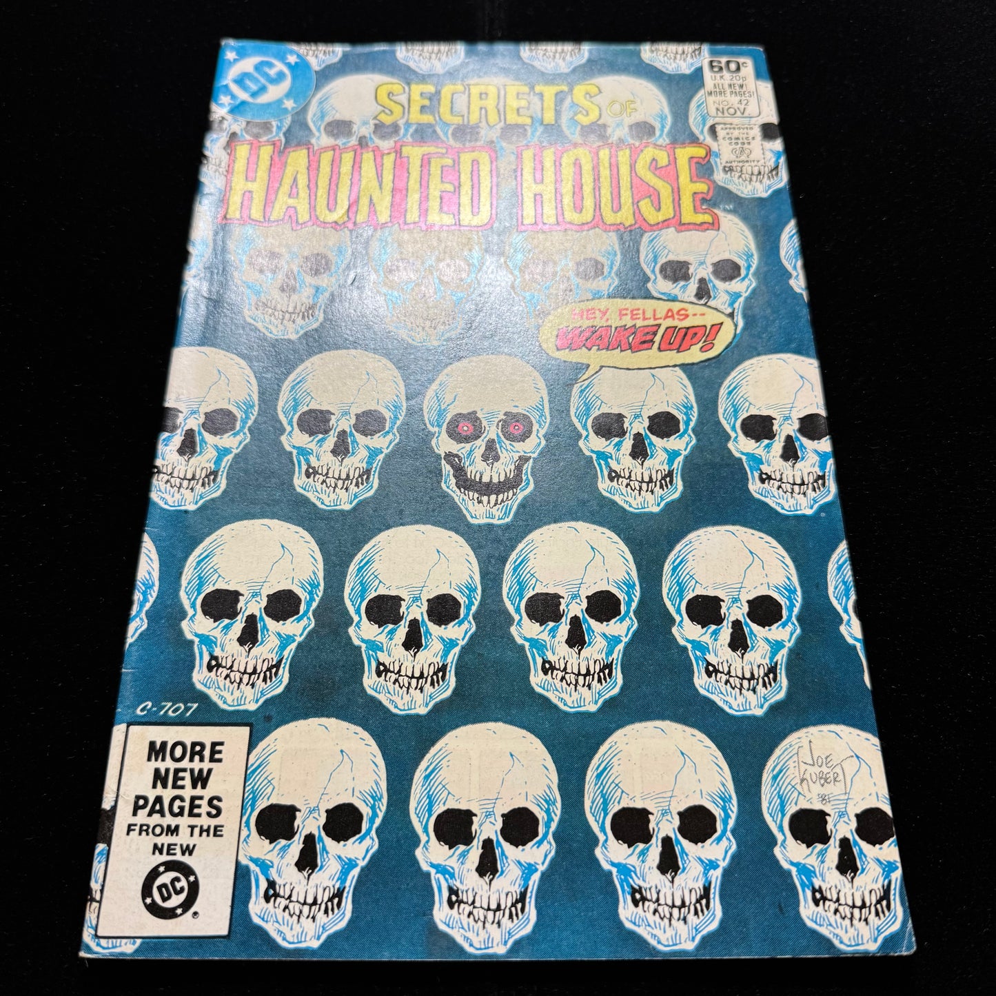 Secret Of Haunted House 42 - Joe Kubert Skull Cover - Bronze Age Dc Comics 1981