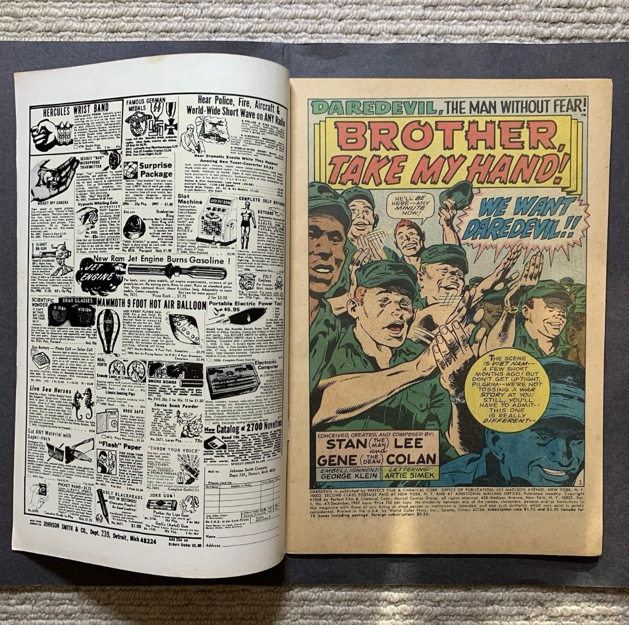 Daredevil 47/ Silver Age Marvel Comics 1968