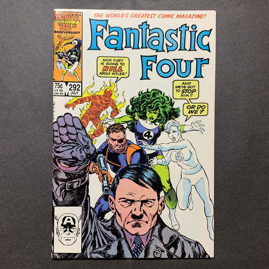 Fantastic four 292/ copper age marvel comics 1986