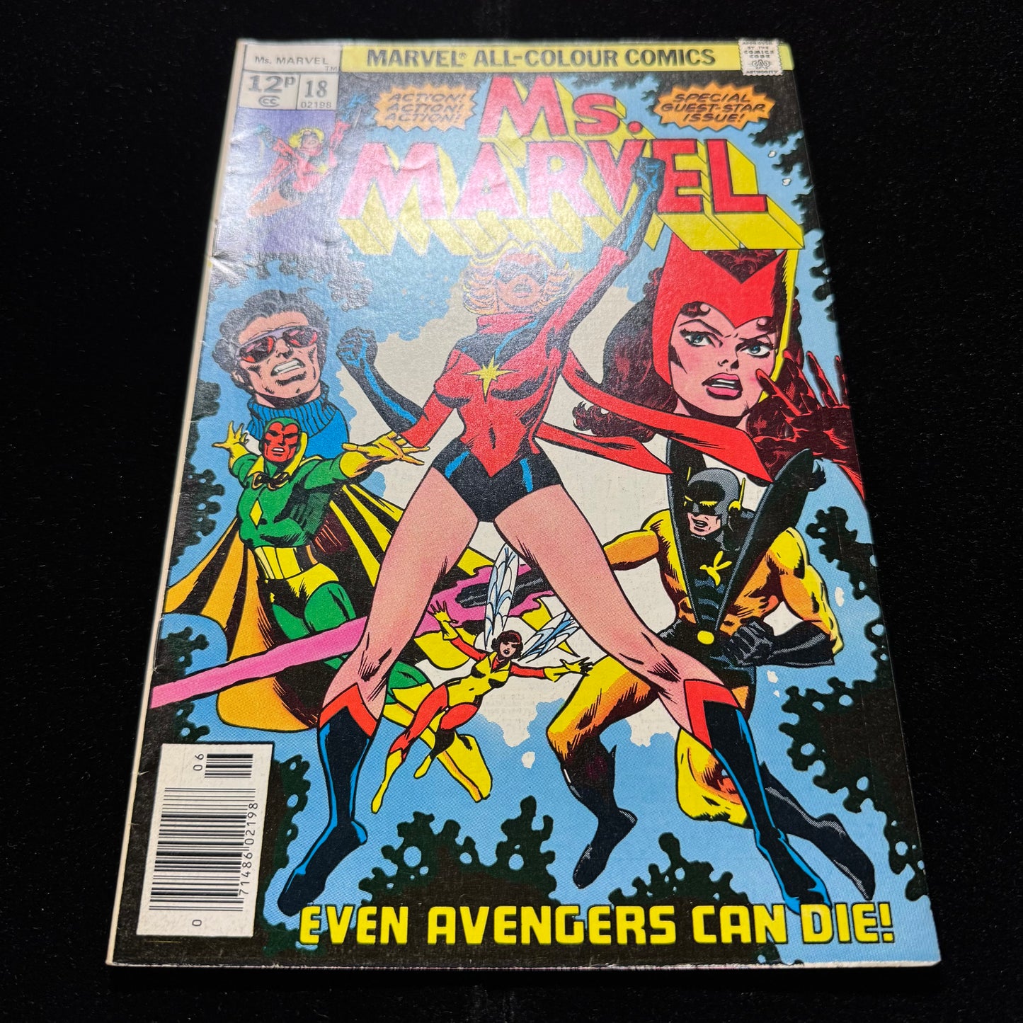 Ms Marvel 18 - 1st Full Appearance Of Mystique - Bronze Age Marvel Comics 1978